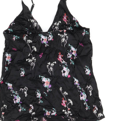 Womens UK Size 6 H&M Black Camisole T-Shirt