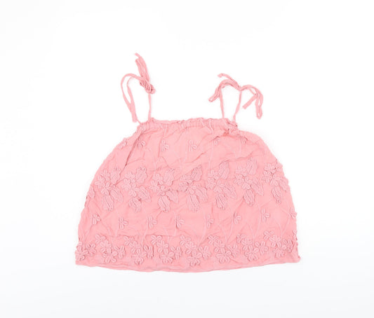 Womens UK Size 6 H&M Pink Camisole T-Shirt