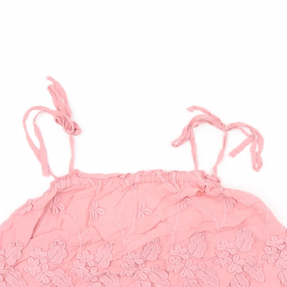 Womens UK Size 6 H&M Pink Camisole T-Shirt