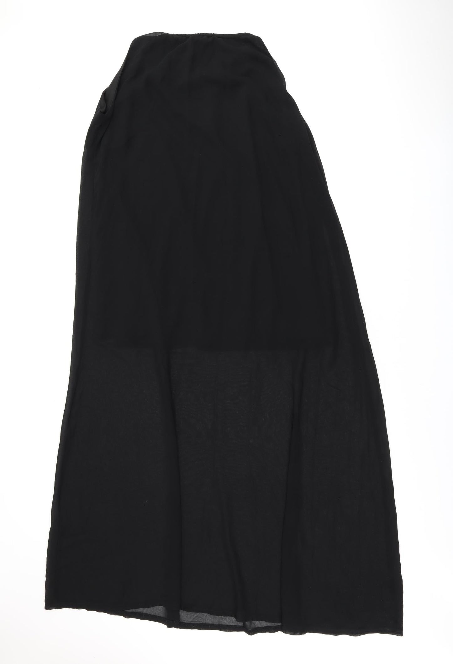 Boohoo Womens Black Polyester Shift Size 10 Round Neck Pullover