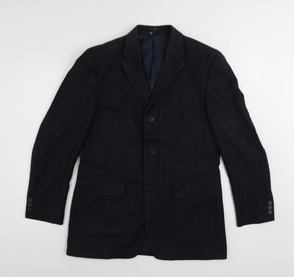 Mens UK Size 38 Burton Regular Blue Suit Jacket