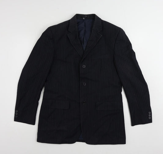 Mens UK Size 38 Burton Regular Blue Suit Jacket