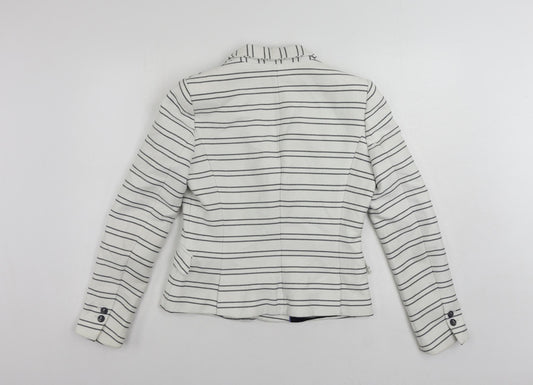 Womens UK Size M Zara White Jacket