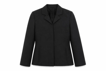 Pilot Womens Grey Jacket Blazer Size 14 Button