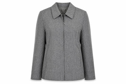 Jake's Womens Grey Jacket Size 14 Zip