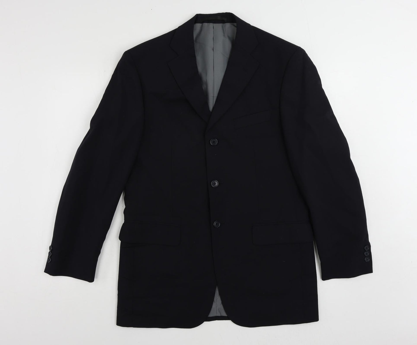 Mens UK Size 38 Marks and Spencer Regular Blue Suit Jacket