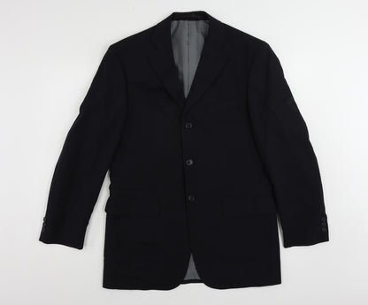 Mens UK Size 38 Marks and Spencer Regular Blue Suit Jacket