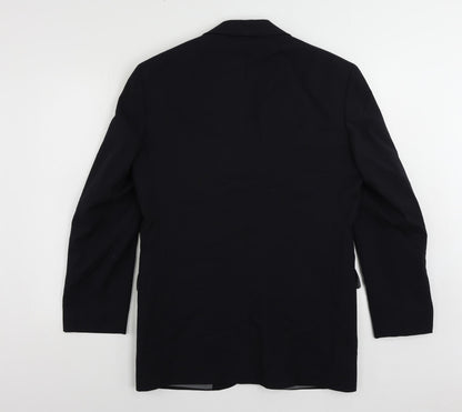 Mens UK Size 38 Marks and Spencer Regular Blue Suit Jacket