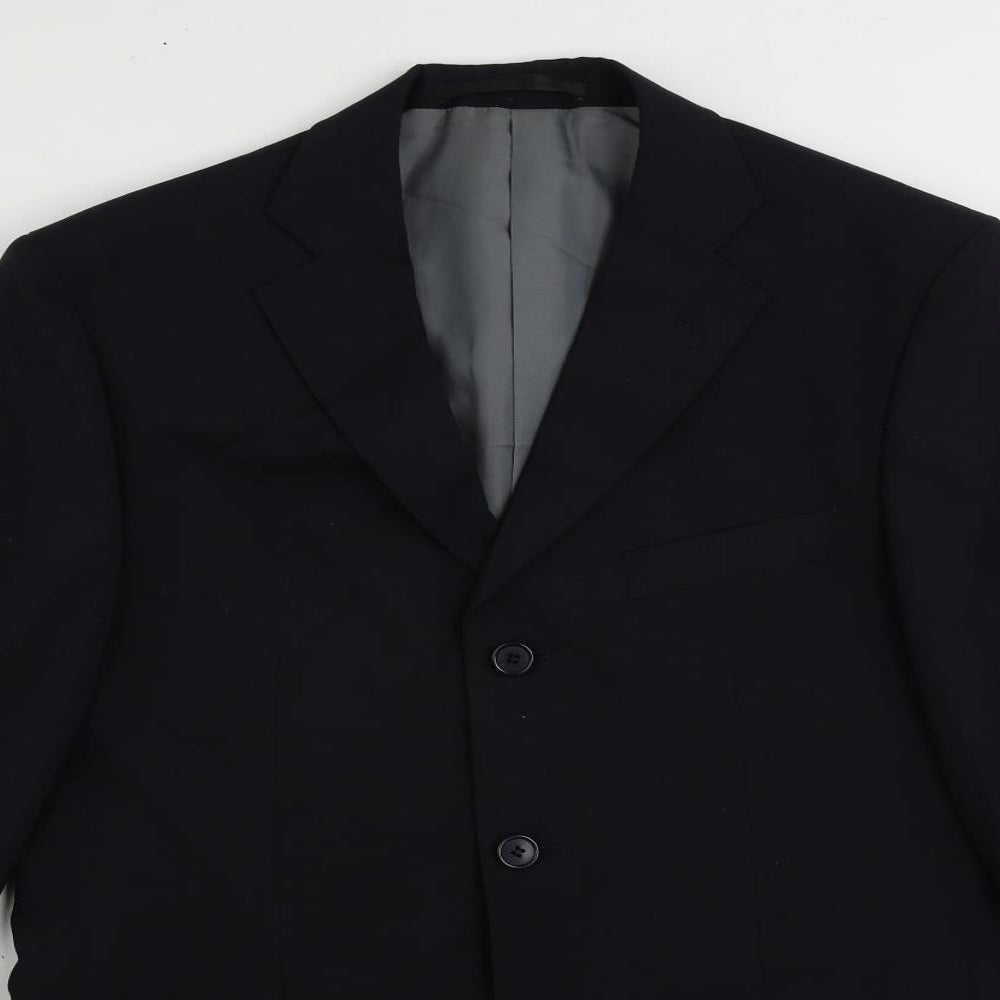 Mens UK Size 38 Marks and Spencer Regular Blue Suit Jacket