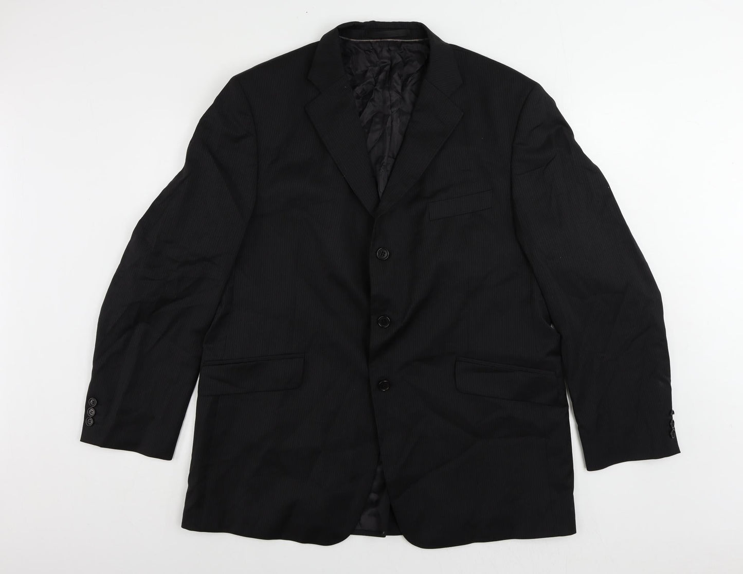 Mens UK Size 44 Marks and Spencer Regular Black Suit Jacket