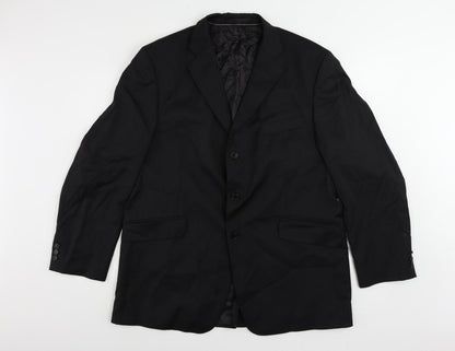 Mens UK Size 44 Marks and Spencer Regular Black Suit Jacket
