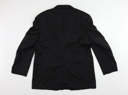 Mens UK Size 44 Marks and Spencer Regular Black Suit Jacket