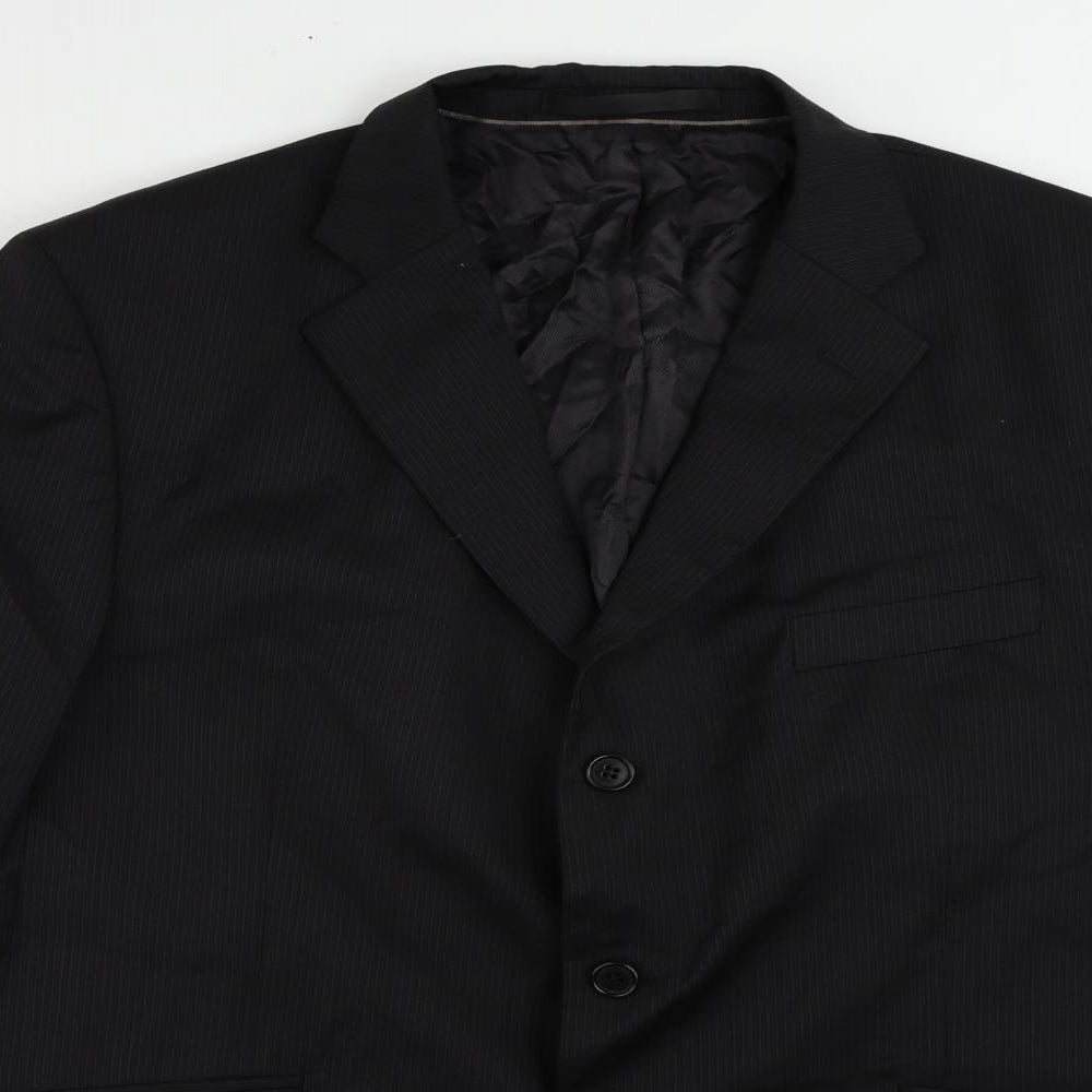 Mens UK Size 44 Marks and Spencer Regular Black Suit Jacket