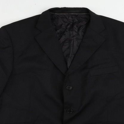 Mens UK Size 44 Marks and Spencer Regular Black Suit Jacket
