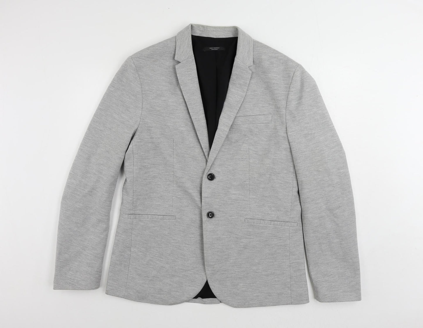 Mens UK Size 40 Zara Regular Grey Suit Jacket
