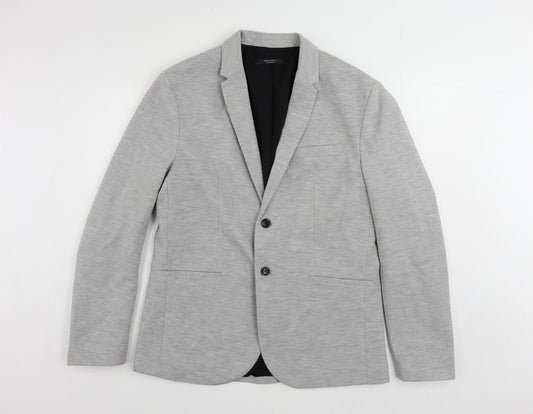 Mens UK Size 40 Zara Regular Grey Suit Jacket