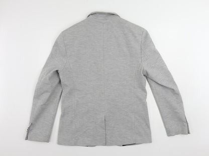 Mens UK Size 40 Zara Regular Grey Suit Jacket