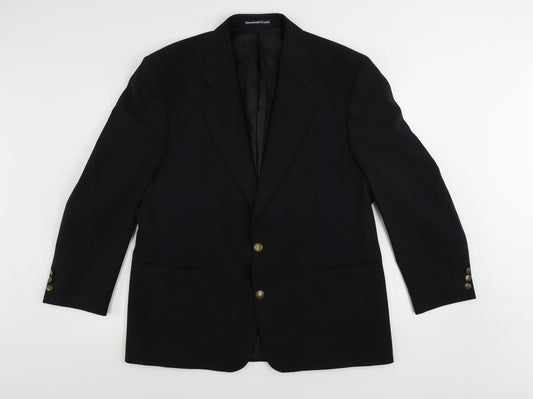 Mens UK Size 42 Greenwoods Regular Blue Suit Jacket