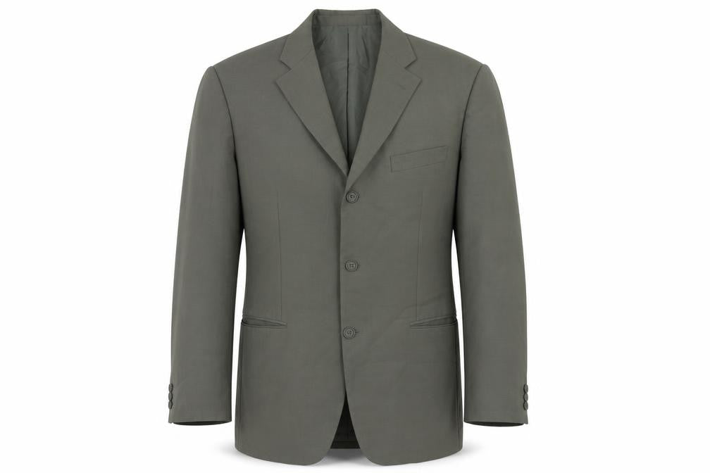 Mens UK Size 40 Balmain Regular Green Suit Jacket