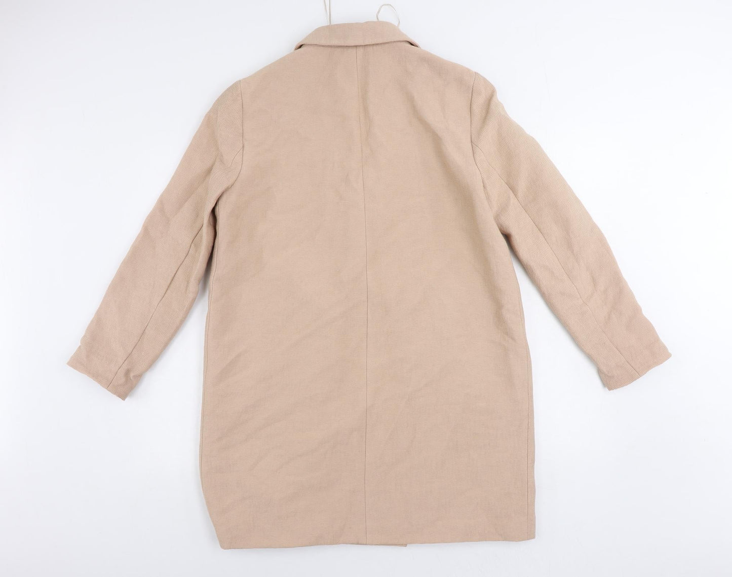 Womens UK Size L Zara Pink Overcoat