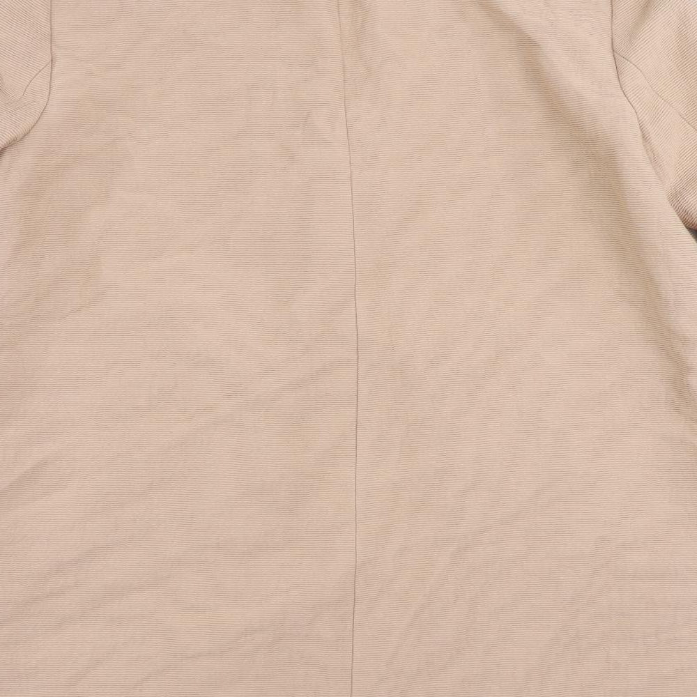 Womens UK Size L Zara Pink Overcoat