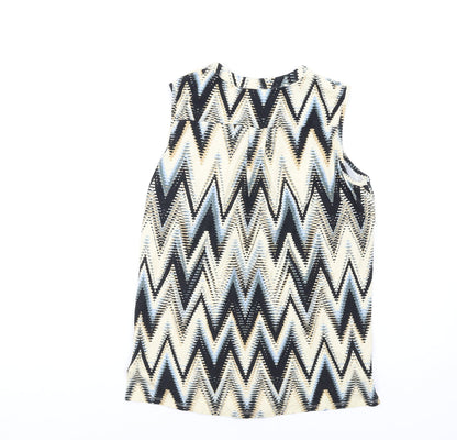 Womens UK Size 10 M&Co Multicoloured Camisole Tank