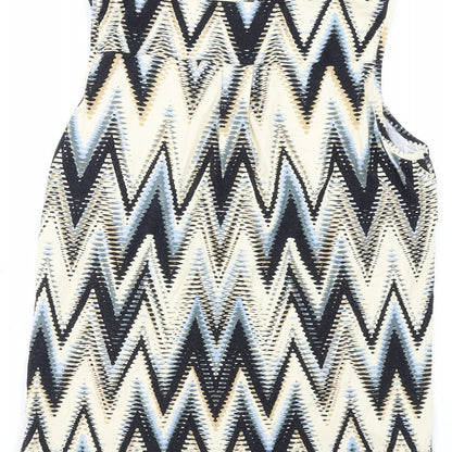 Womens UK Size 10 M&Co Multicoloured Camisole Tank