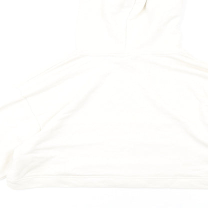The Couture Club Womens Ivory Cotton Pullover Hoodie Size M Pullover