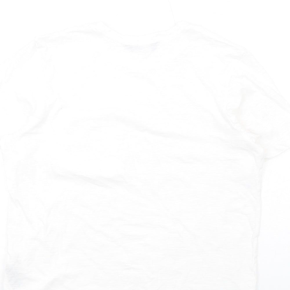 Womens UK Size 12 Marks and Spencer White Camisole T-Shirt