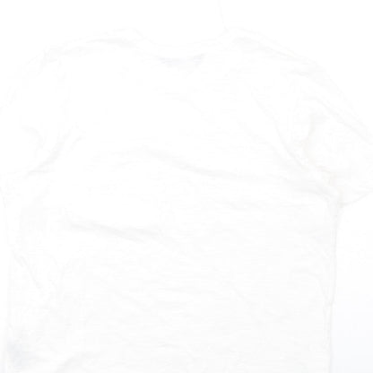 Womens UK Size 12 Marks and Spencer White Camisole T-Shirt