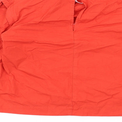 Womens UK Size XS Mango Red Basic Blouse