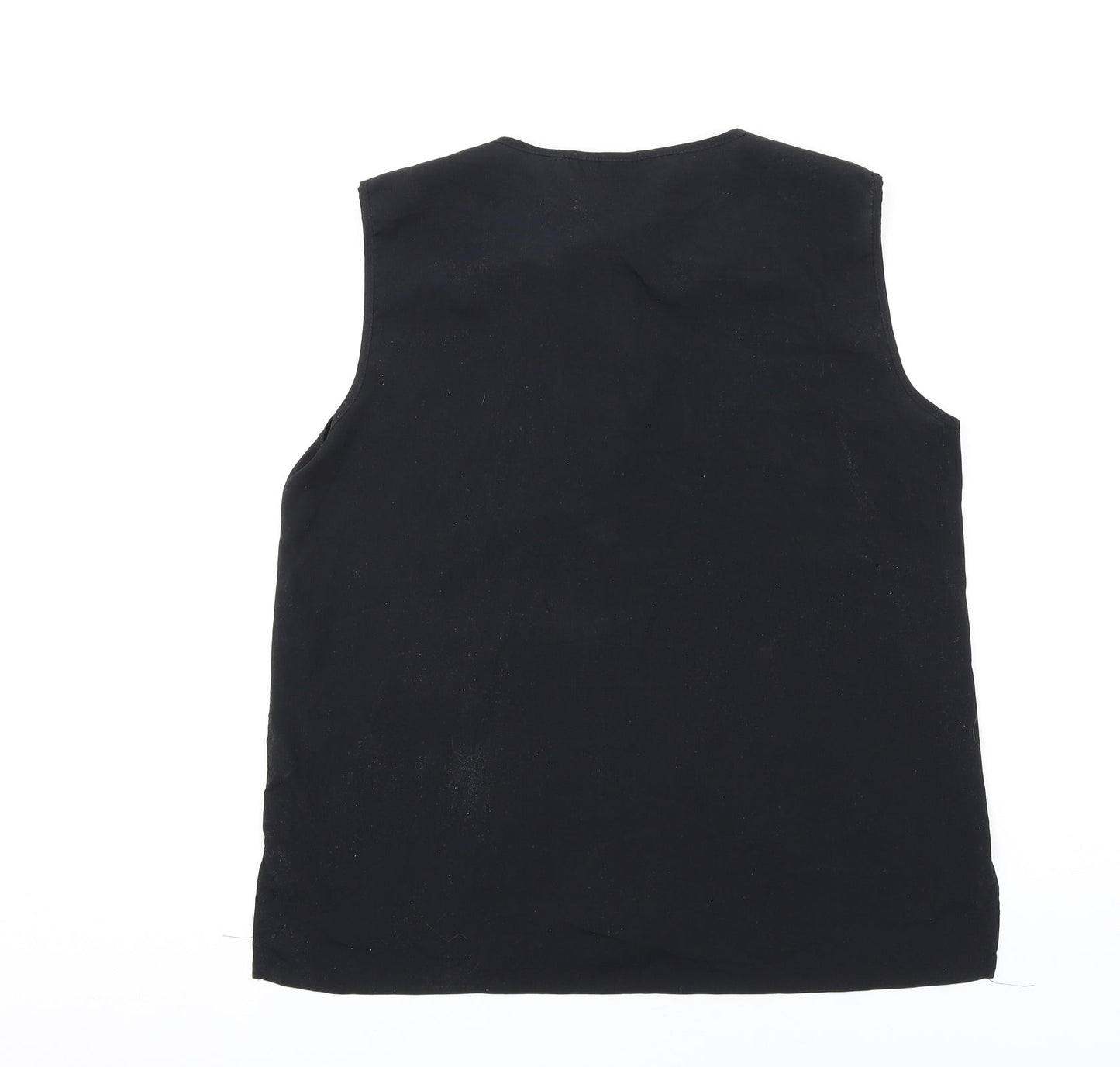 Womens UK Size 14 H&M Black Basic Tank