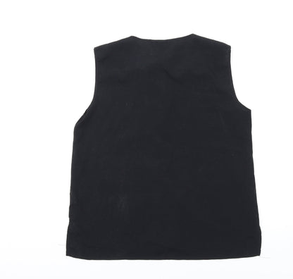 Womens UK Size 14 H&M Black Basic Tank