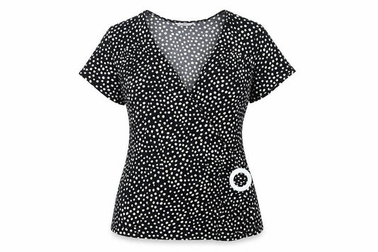Womens UK Size 14 Joanna Hope Black Basic T-Shirt