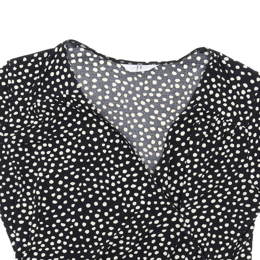 Womens UK Size 14 Joanna Hope Black Basic T-Shirt