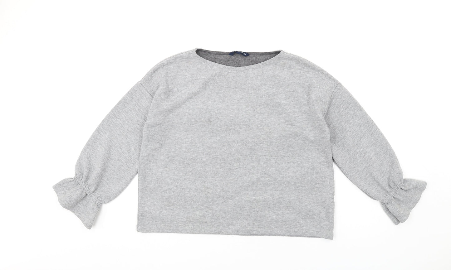 Womens UK Size S French Connection Grey Pullover Sweatshirt