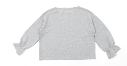 Womens UK Size S French Connection Grey Pullover Sweatshirt