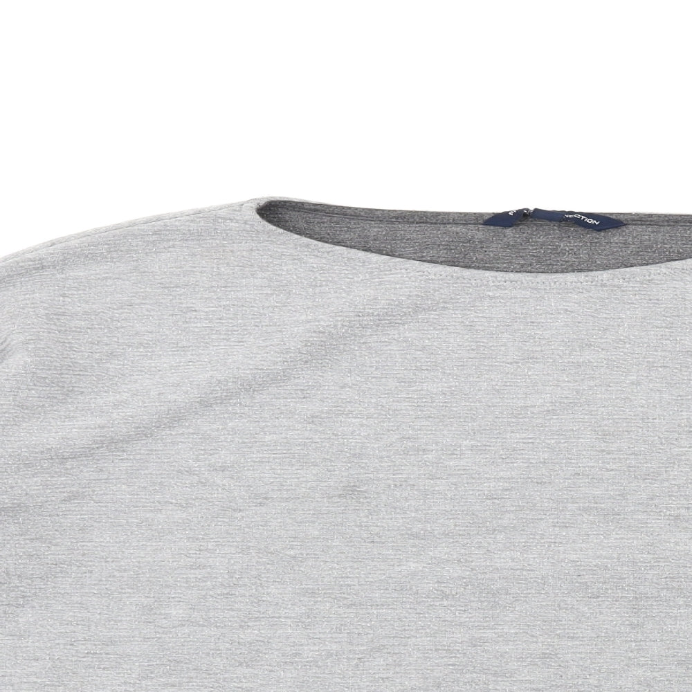 Womens UK Size S French Connection Grey Pullover Sweatshirt
