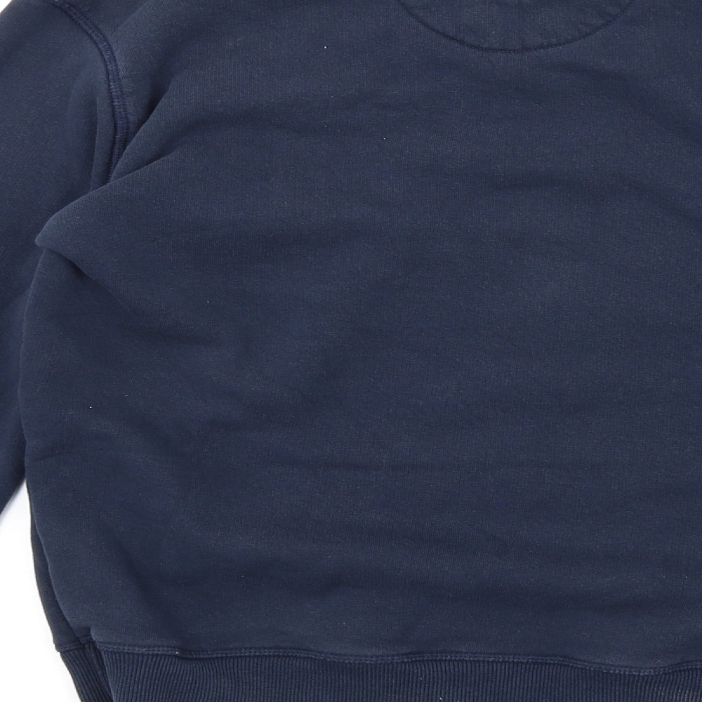 Rose London Womens Blue Cotton Pullover Sweatshirt Size S Pullover