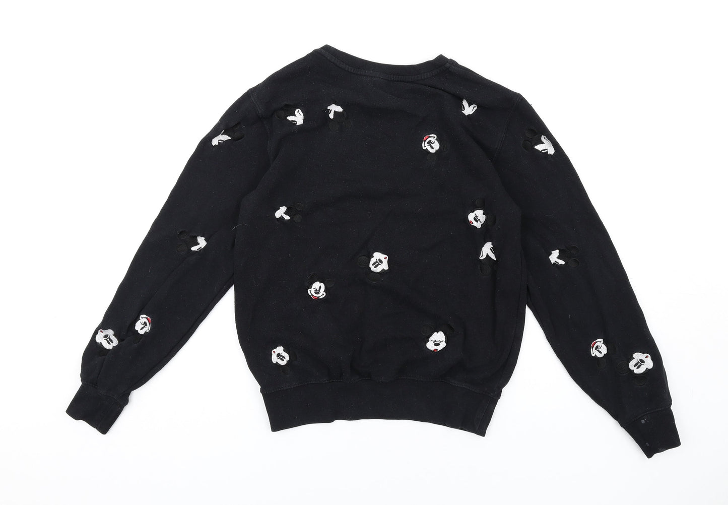 Womens UK Size S Disney Black Pullover Sweatshirt