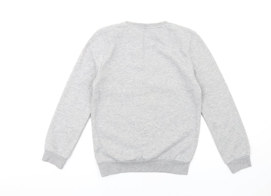 Womens UK Size 2XS Disney Grey Pullover Sweatshirt