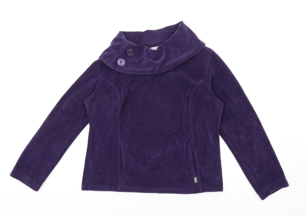 Per Una Womens Purple Polyester Pullover Sweatshirt Size M Pullover