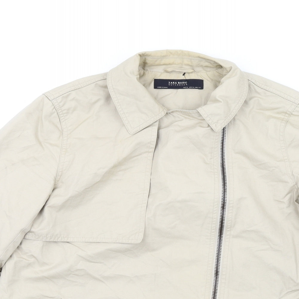 Womens UK Size XL Zara Beige Jacket