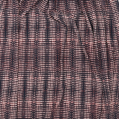 Per Una Womens Multicoloured Geometric Polyester A-Line Skirt Size 18 Drawstring