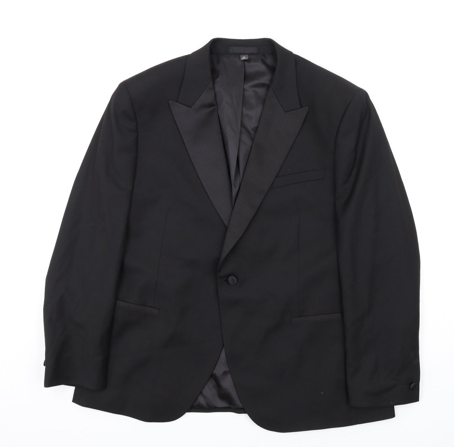 Mens UK Size 44 Marks and Spencer Regular Black Suit Jacket