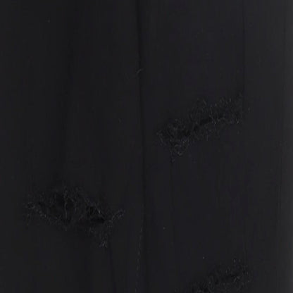I SAW IT FIRST Womens Black Cotton Skinny Jeans Size 8 L27 in Regular Zip