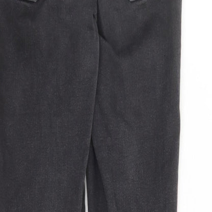 George Womens Black Cotton Skinny Jeans Size 10 L30 in Regular Zip - Size 10-12