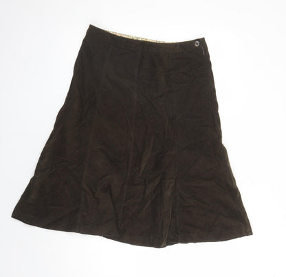 Womens UK Size 12 Tulchan Swing Corduroy Skirt