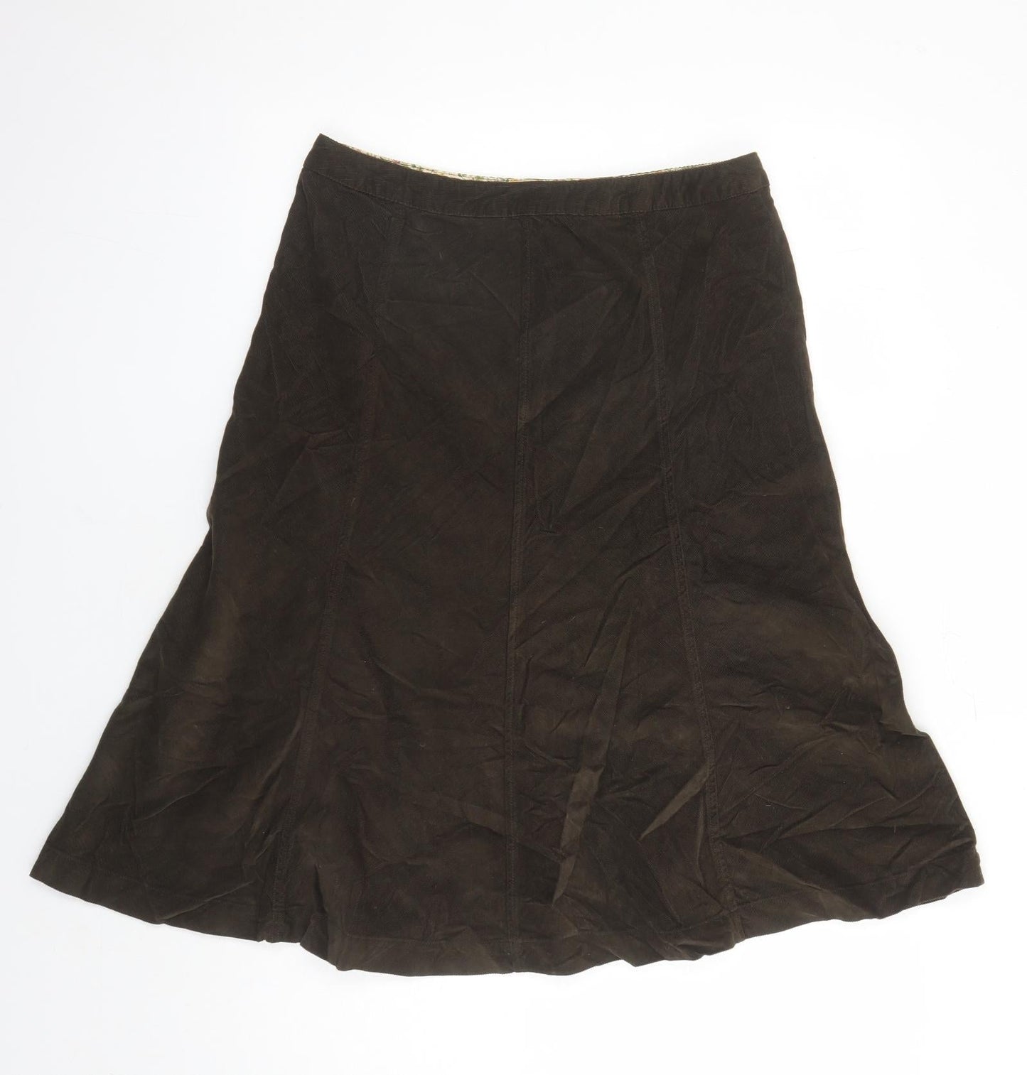 Womens UK Size 12 Tulchan Swing Corduroy Skirt