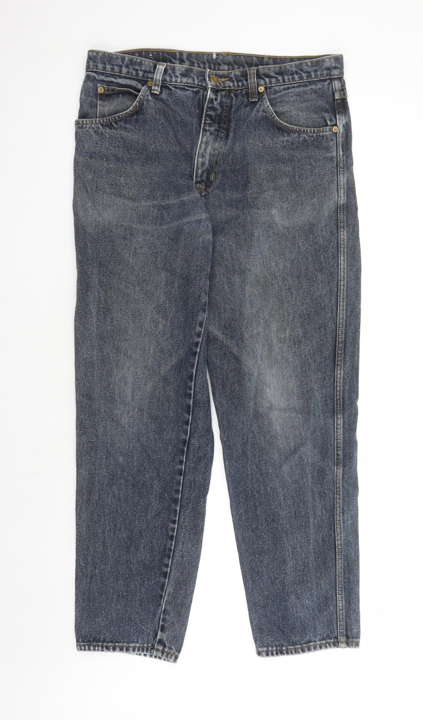 Cohn Cisco Mens Blue Cotton Straight Jeans Size 36 in L29 in Regular Zip - Pockets